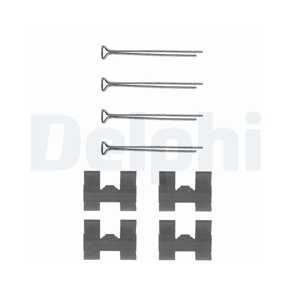 DELPHI LX0040 Zubeh&ouml;rsatz, Scheibenbremsbelag f&uuml;r MG, Vorderachse