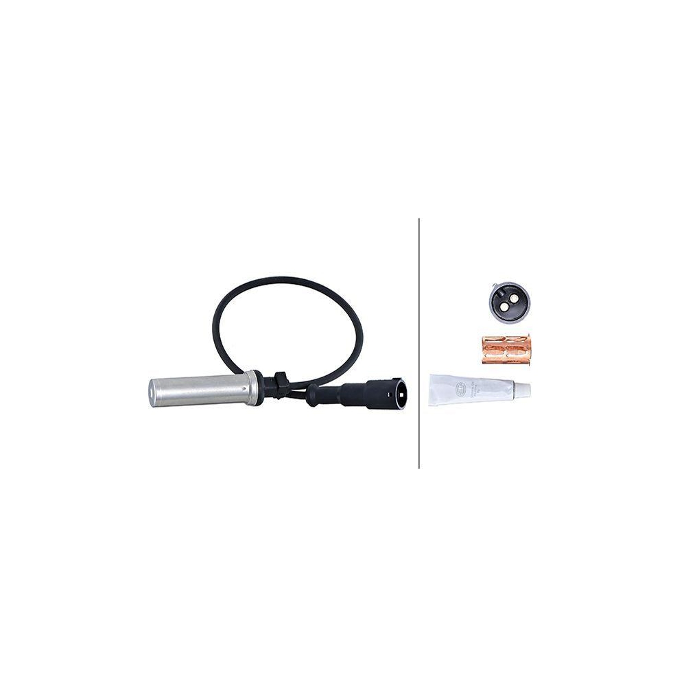 HELLA Sensor, Raddrehzahl 6PU 230 048-341 f&uuml;r DAF MAN MERCEDES-BENZ NISSAN VOLVO