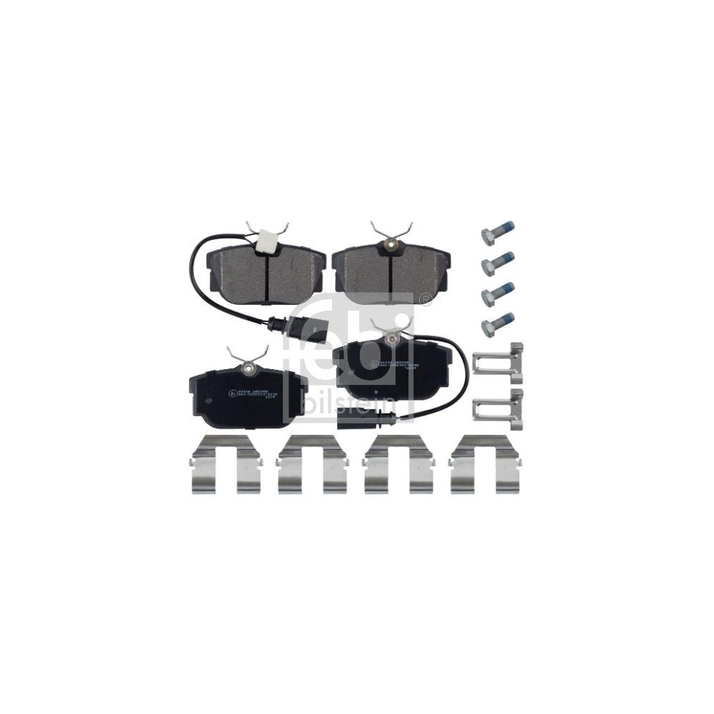 FEBI BILSTEIN Bremsbelagsatz, Scheibenbremse 16408 f&uuml;r SEAT VW, Hinterachse