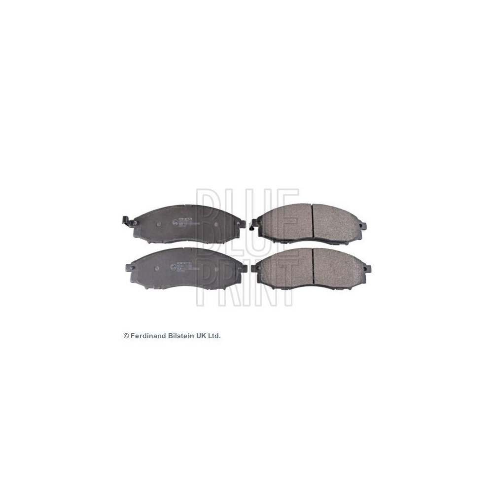 Bremsbelagsatz, Scheibenbremse BLUE PRINT ADN142121 f&uuml;r NISSAN, Vorderachse