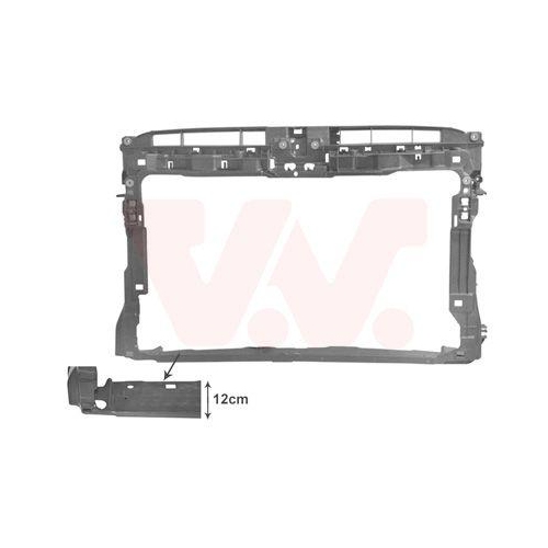VAN WEZEL 5766678 Frontverkleidung ** Equipart ** f&uuml;r VW