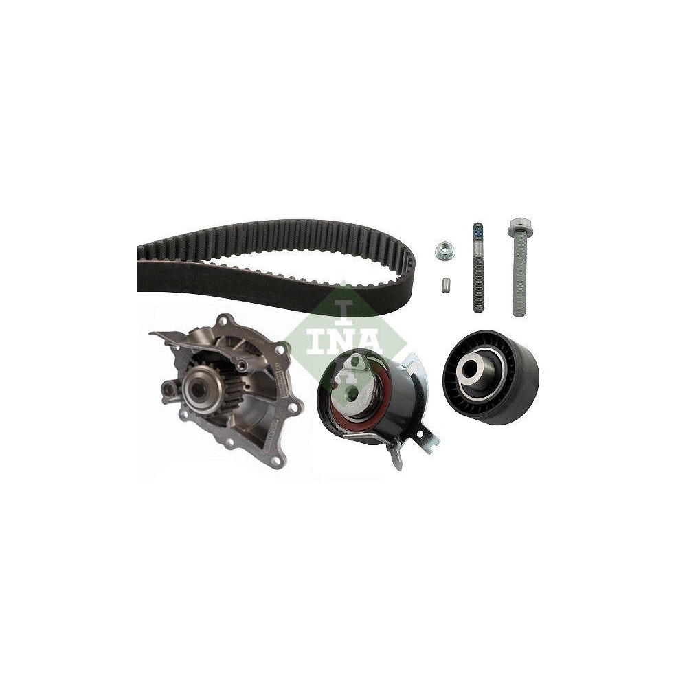 Wasserpumpe + Zahnriemensatz INA 530 0489 30 f&uuml;r CITRO&Euml;N FIAT FORD JAGUAR LANCIA