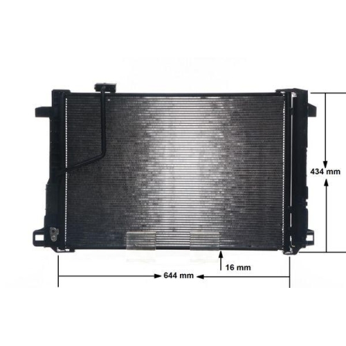 MAHLE AC 786 000S Kondensator, Klimaanlage BEHR f&uuml;r MERCEDES-BENZ