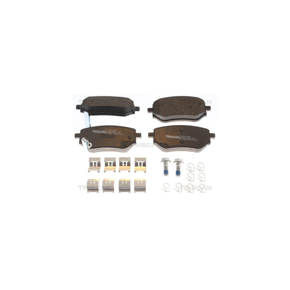 Bremsbelagsatz, Scheibenbremse TRISCAN 8110 10124 f&uuml;r MERCEDES-BENZ NISSAN