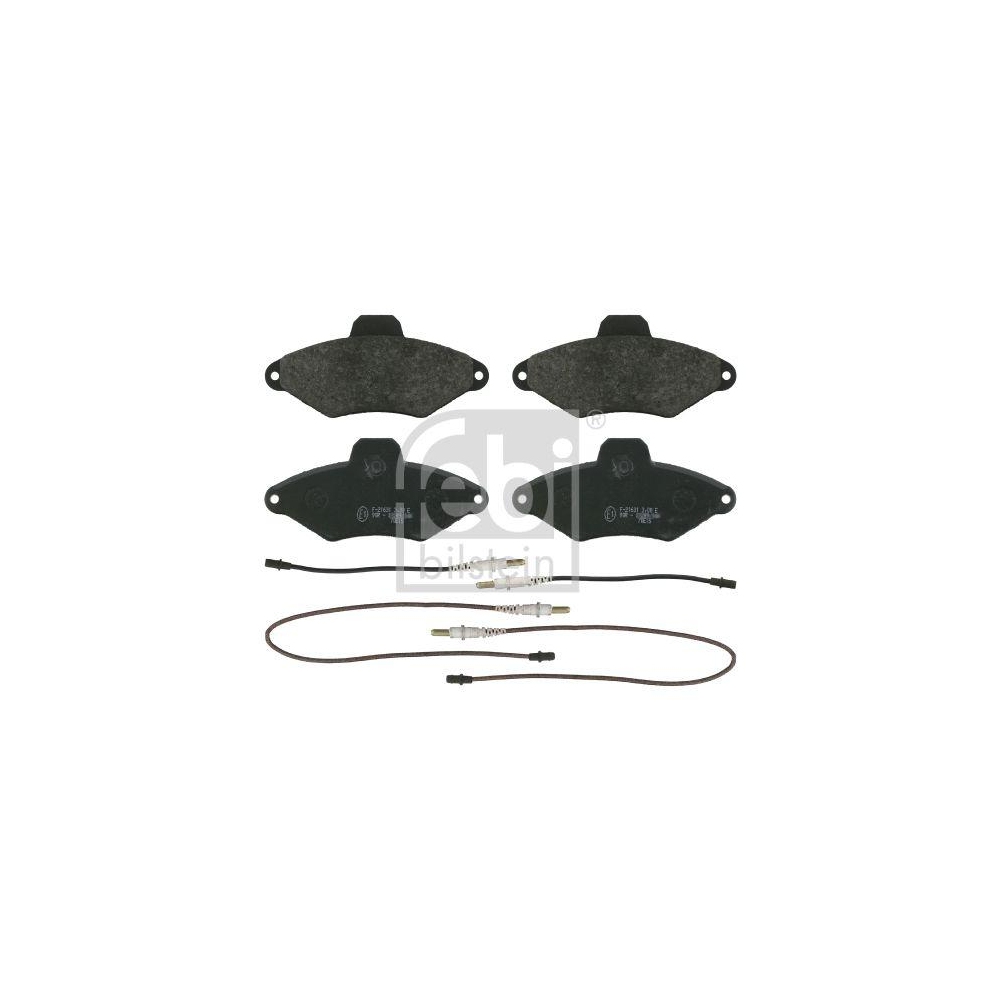 FEBI BILSTEIN Bremsbelagsatz, Scheibenbremse 16413 f&uuml;r CITRO&Euml;N, Vorderachse
