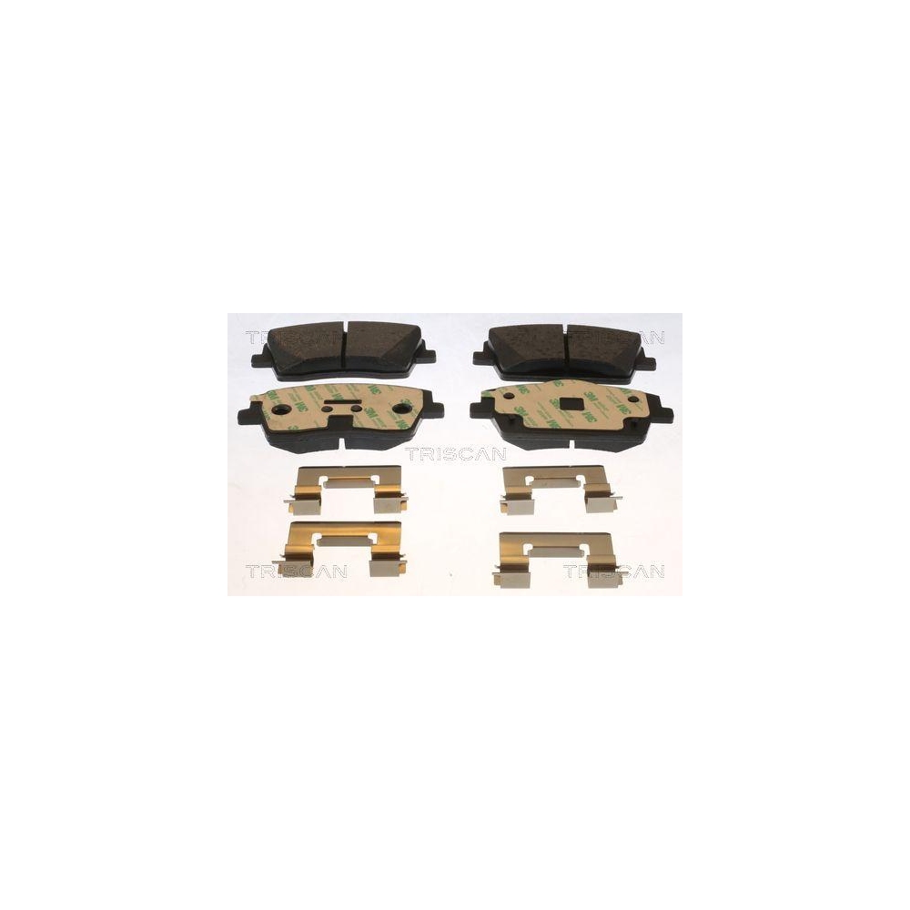 Bremsbelagsatz, Scheibenbremse TRISCAN 8110 27029 f&uuml;r VOLVO, Vorderachse