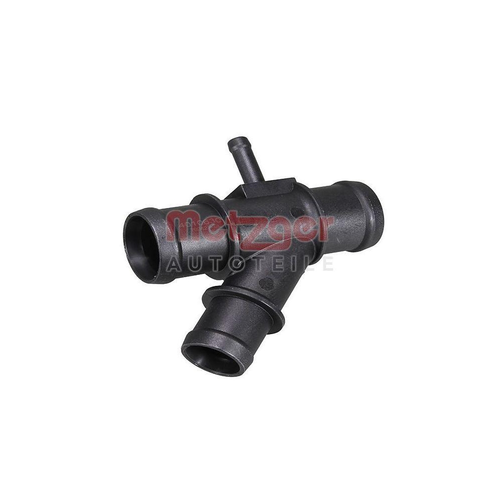 Kühlmittelflansch METZGER 4010630 für AUDI SEAT SKODA VW, links