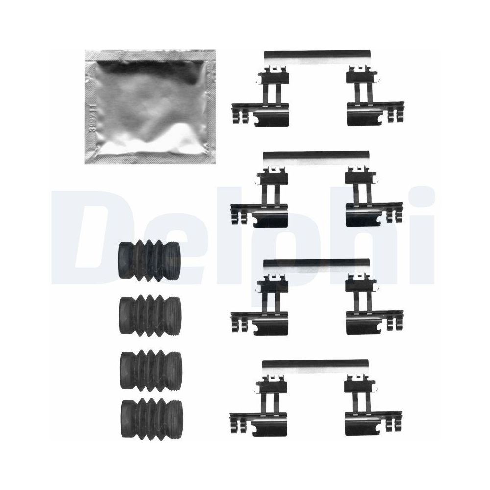 DELPHI LX0679 Zubeh&ouml;rsatz, Scheibenbremsbelag f&uuml;r, Vorderachse