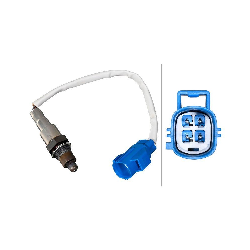 HELLA Lambdasonde 6PA 358 221-171 f&uuml;r LAND ROVER, links, nach Katalysator, unten