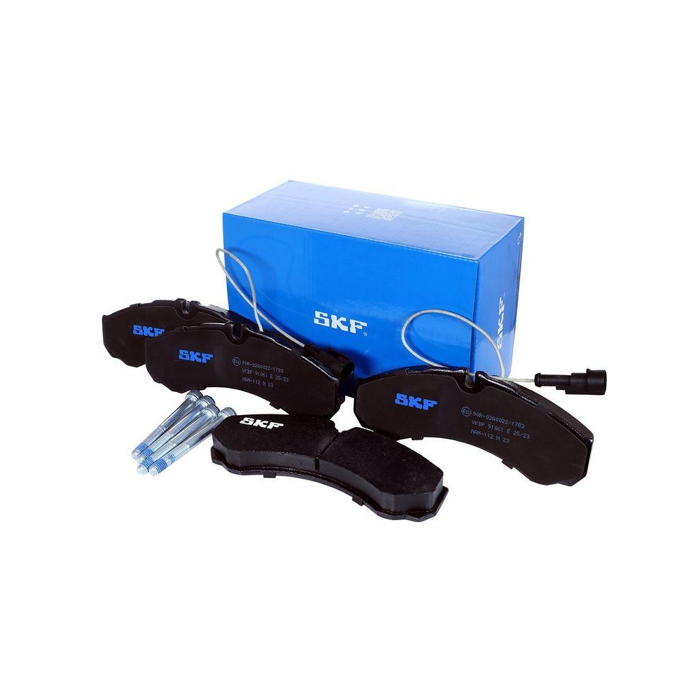 Bremsbelagsatz, Scheibenbremse SKF VKBP 91061 E f&uuml;r NISSAN, Hinterachse