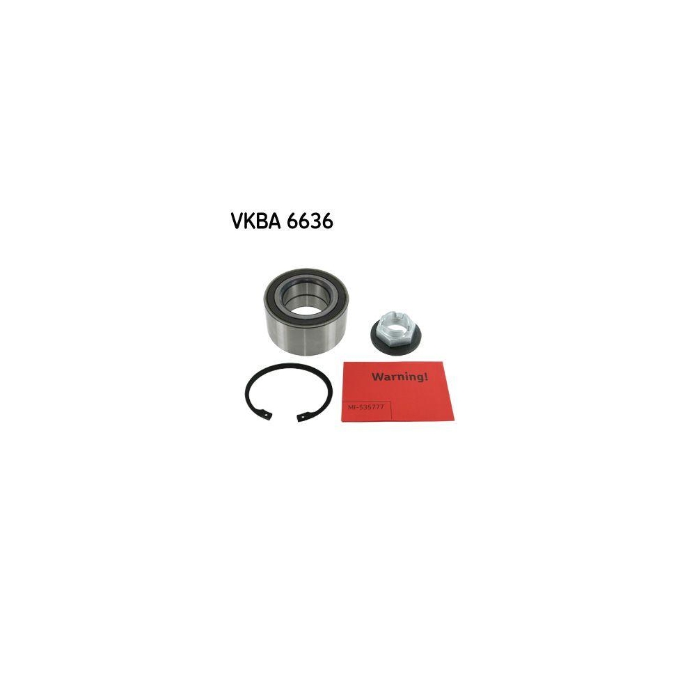 Radlagersatz SKF VKBA 6636 f&uuml;r FORD FORD (CHANGAN), Vorderachse