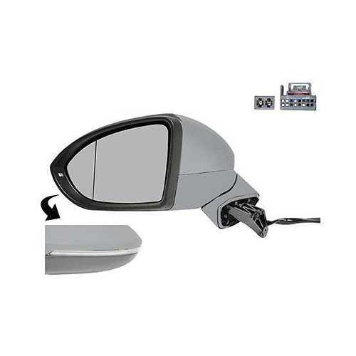 VAN WEZEL 5769823 Au&szlig;enspiegel * HAGUS * f&uuml;r VW, links
