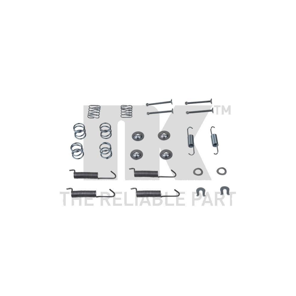 Zubeh&ouml;rsatz, Feststellbremsbacken NK 79140016 f&uuml;r OPEL VAUXHALL, Hinterachse