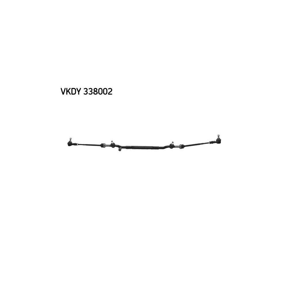 Spurstange SKF VKDY 338002 für MERCEDES-BENZ, Vorderachse, mitte