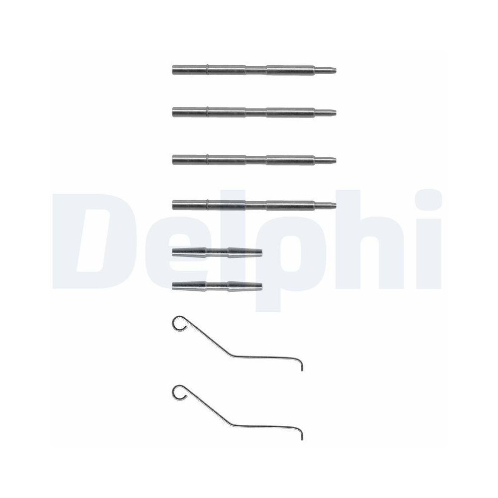DELPHI LX0068 Zubeh&ouml;rsatz, Scheibenbremsbelag f&uuml;r, Vorderachse