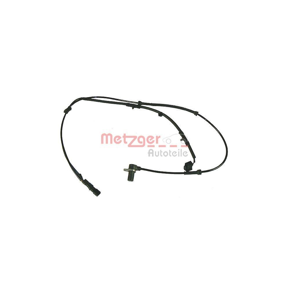 Sensor, Raddrehzahl METZGER 0900808 f&uuml;r AUDI, Hinterachse links