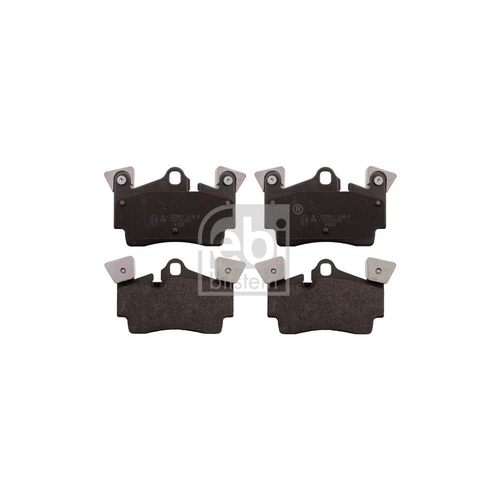 FEBI BILSTEIN Bremsbelagsatz, Scheibenbremse 116020 f&uuml;r AUDI, Hinterachse
