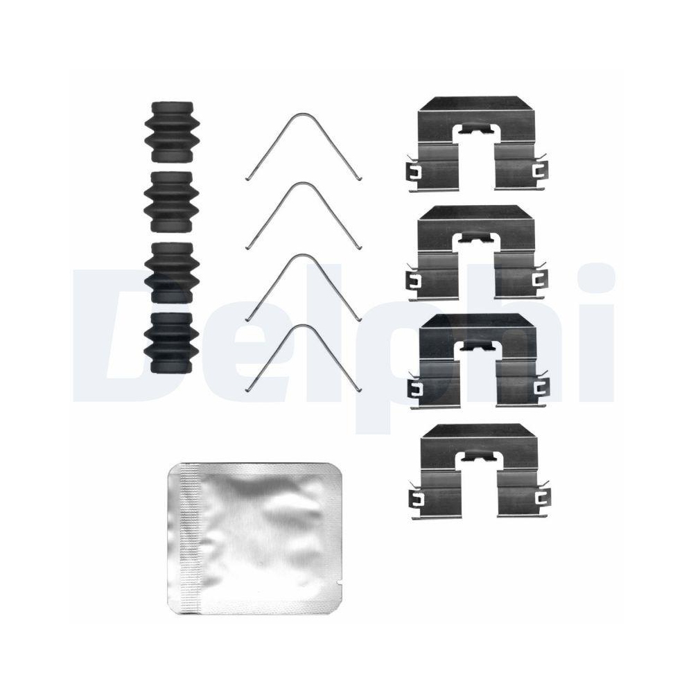 DELPHI LX0685 Zubeh&ouml;rsatz, Scheibenbremsbelag f&uuml;r, Hinterachse