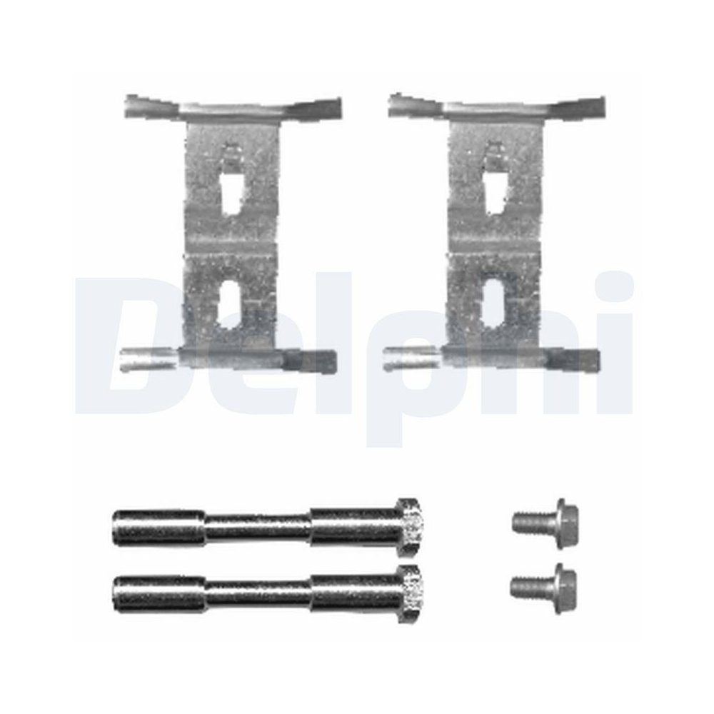 DELPHI LX0449 Zubeh&ouml;rsatz, Scheibenbremsbelag f&uuml;r, Vorderachse