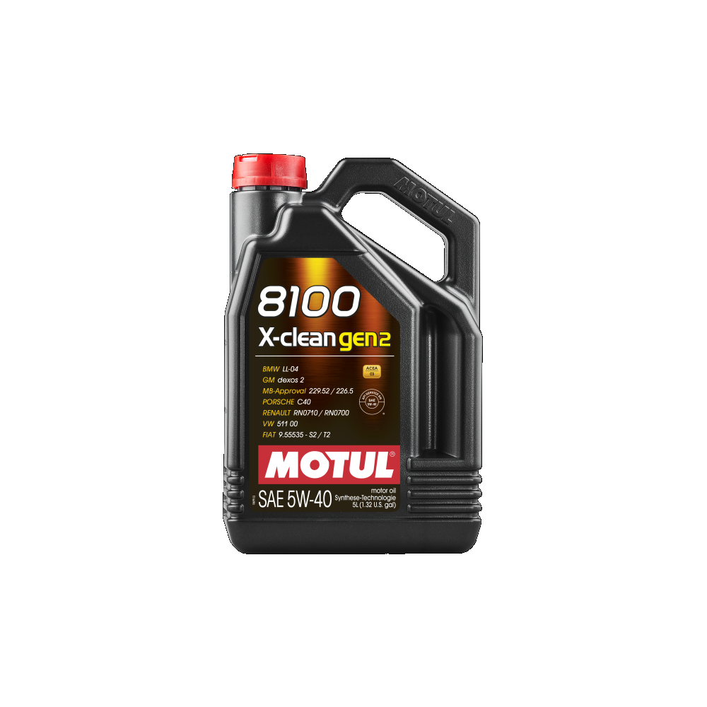 Motoröl MOTUL 110531 8100 X-CLEAN GEN2 5W-40 für