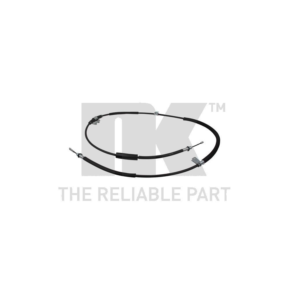 Seilzug, Feststellbremse NK 909318 f&uuml;r CHRYSLER, rechts