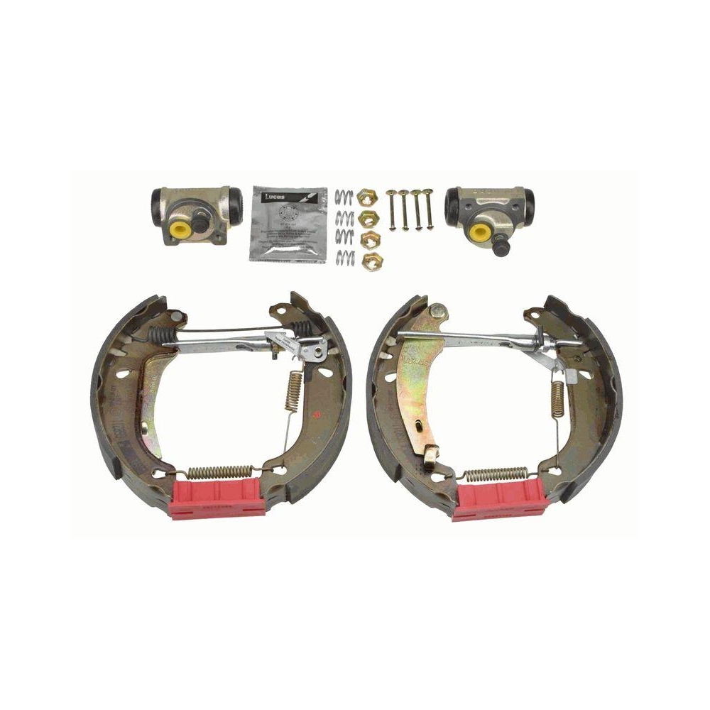 Bremsbackensatz TRW GSK1049 Superkit f&uuml;r RENAULT, Hinterachse