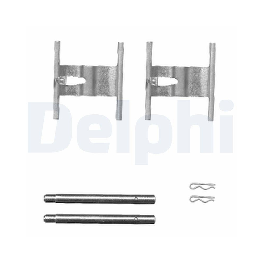 DELPHI LX0450 Zubehörsatz, Scheibenbremsbelag für, Hinterachse
