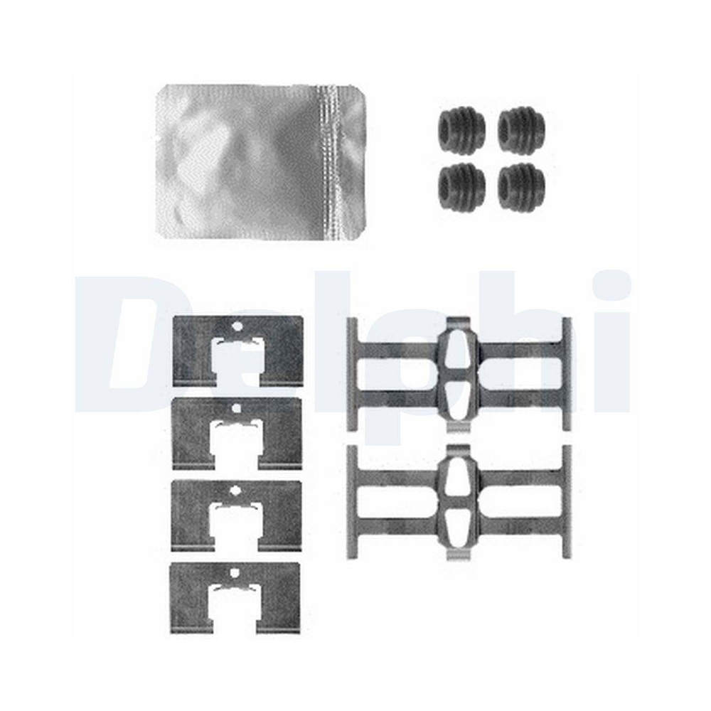 DELPHI LX0562 Zubeh&ouml;rsatz, Scheibenbremsbelag f&uuml;r HONDA, Hinterachse