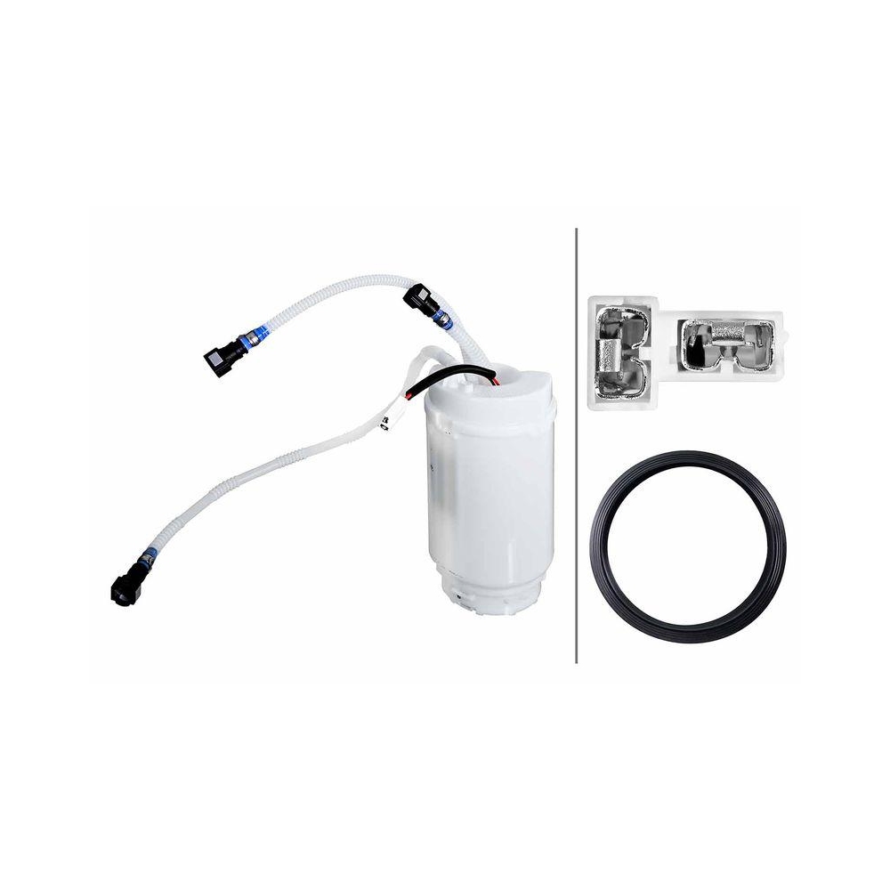 HELLA Schlingertopf, Kraftstoffpumpe 8TF 358 306-361 f&uuml;r VW, links