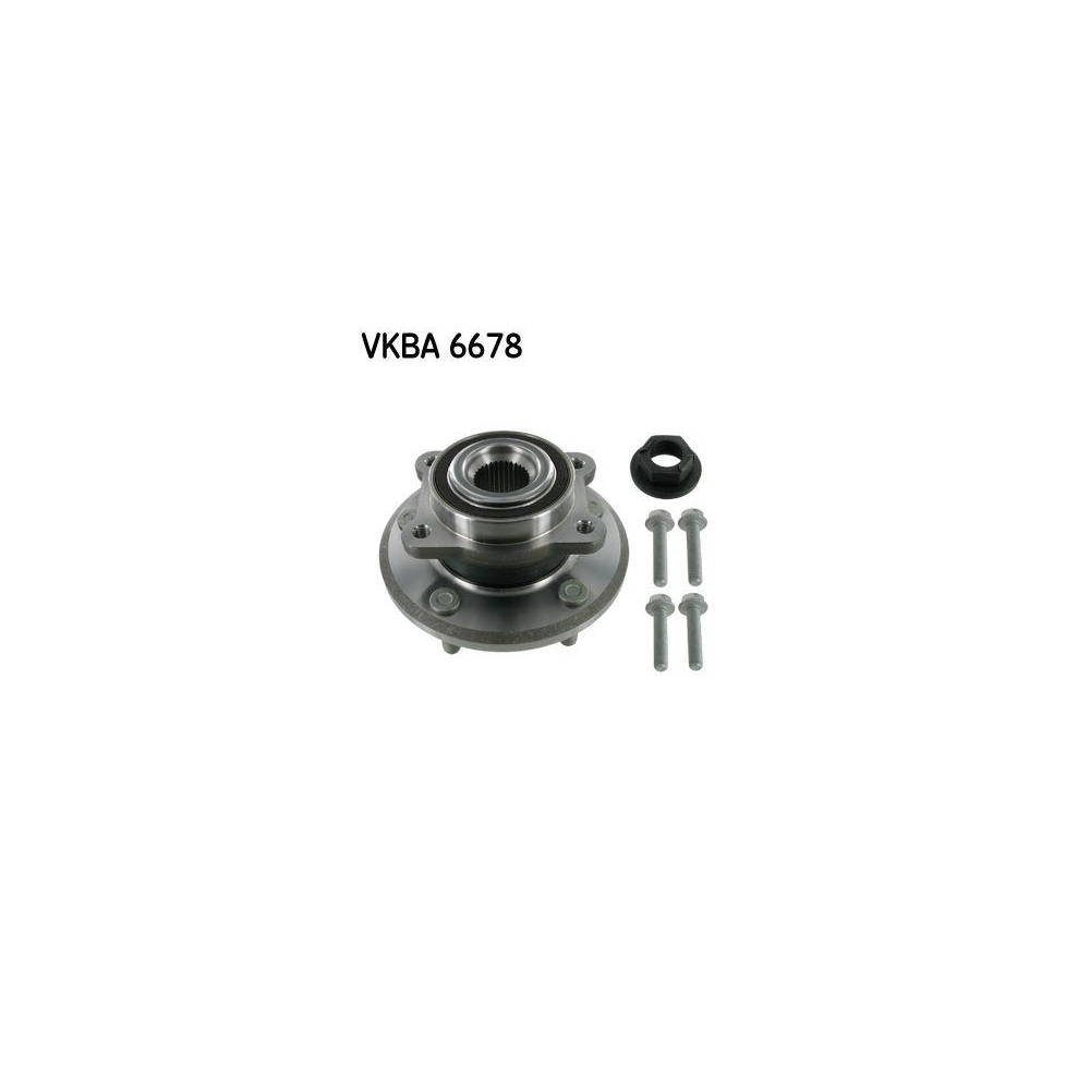 Radlagersatz SKF VKBA 6678 f&uuml;r CHRYSLER DODGE FIAT, Vorderachse