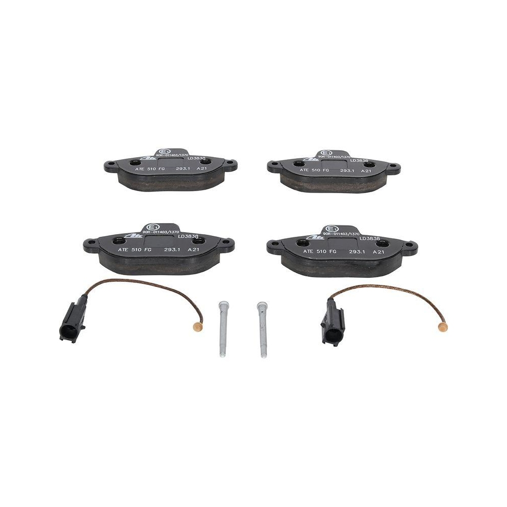 Bremsbelagsatz, Scheibenbremse ATE 13.0470-3838.2 ATE Ceramic f&uuml;r FIAT FORD