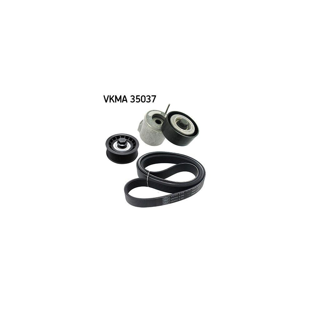 Keilrippenriemensatz SKF VKMA 35037 f&uuml;r ALFA ROMEO FIAT FORD LANCIA OPEL SAAB