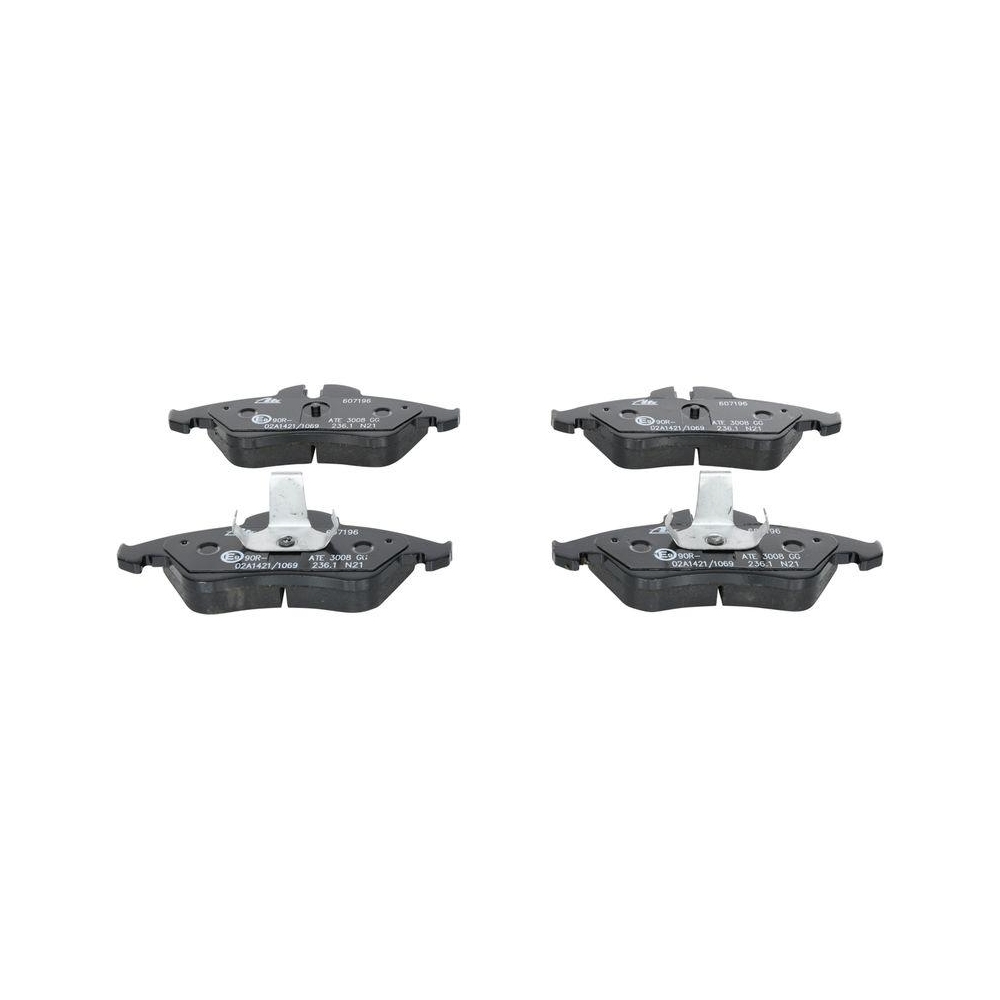 Bremsbelagsatz, Scheibenbremse ATE 13.0460-7196.2 f&uuml;r MERCEDES-BENZ VAG