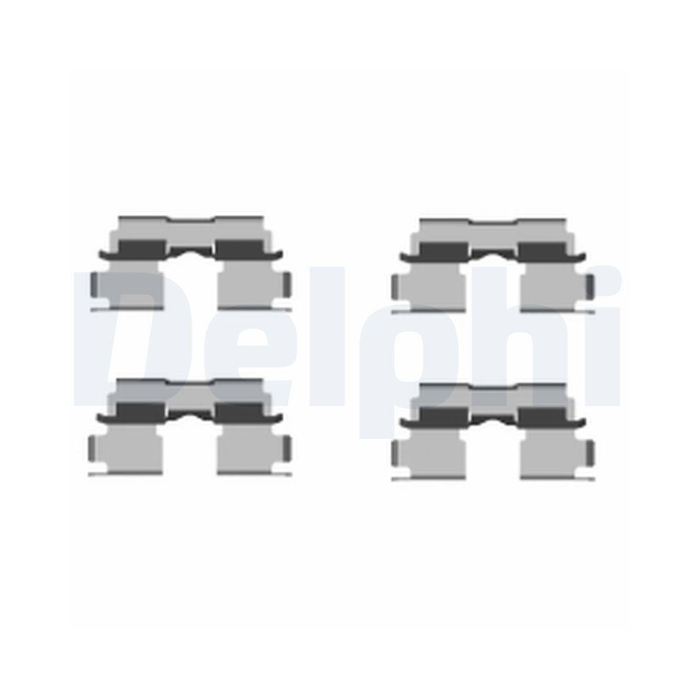 DELPHI LX0451 Zubeh&ouml;rsatz, Scheibenbremsbelag f&uuml;r SUZUKI, Hinterachse