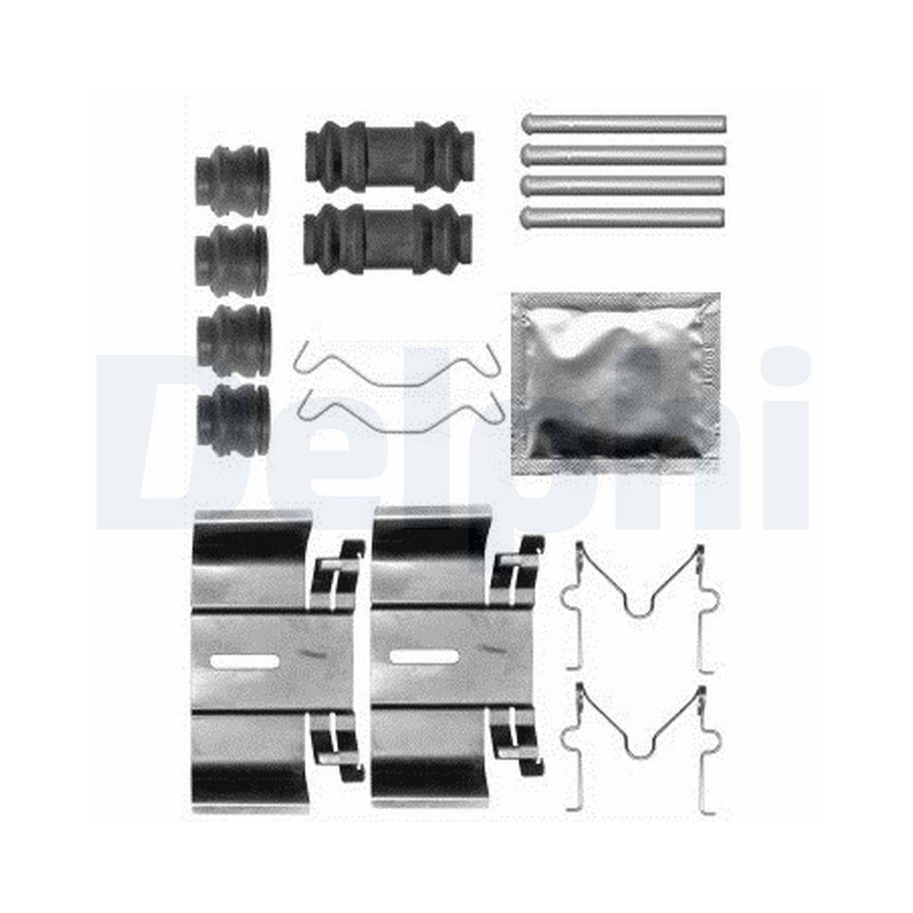 DELPHI LX0563 Zubeh&ouml;rsatz, Scheibenbremsbelag f&uuml;r, Hinterachse