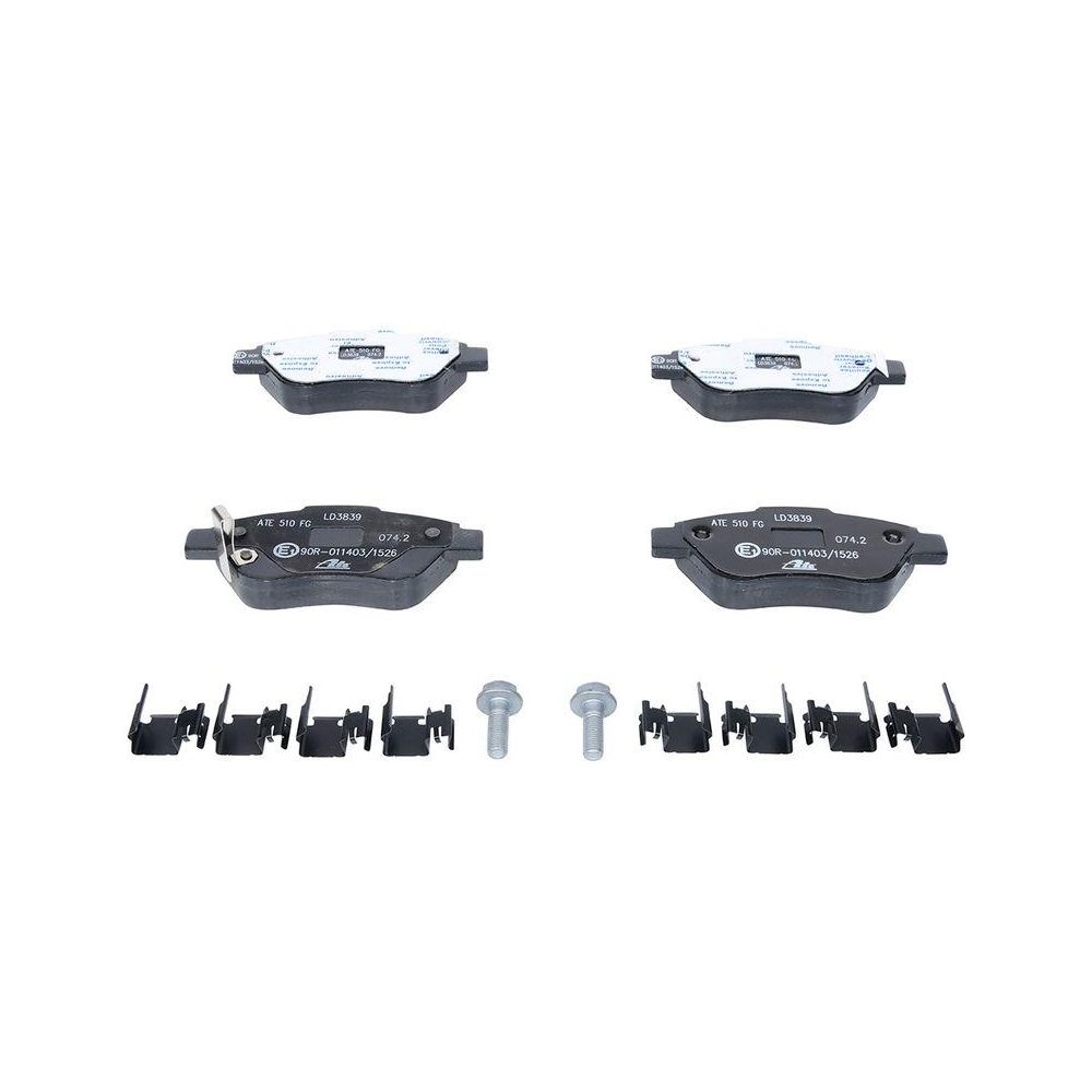 Bremsbelagsatz, Scheibenbremse ATE 13.0470-3839.2 ATE Ceramic f&uuml;r OPEL VAUXHALL