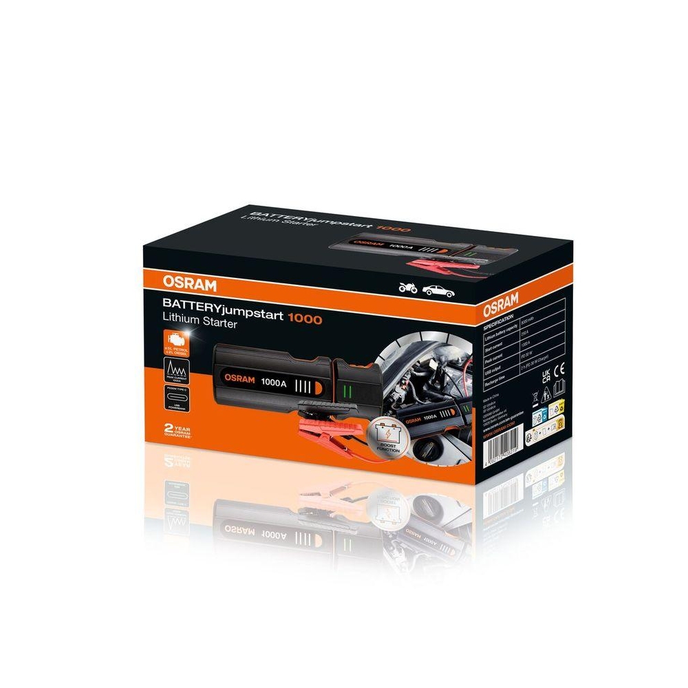 Batteriestarter ams-OSRAM OJS020 OSRAM BATTERYjumpstart 1000 für