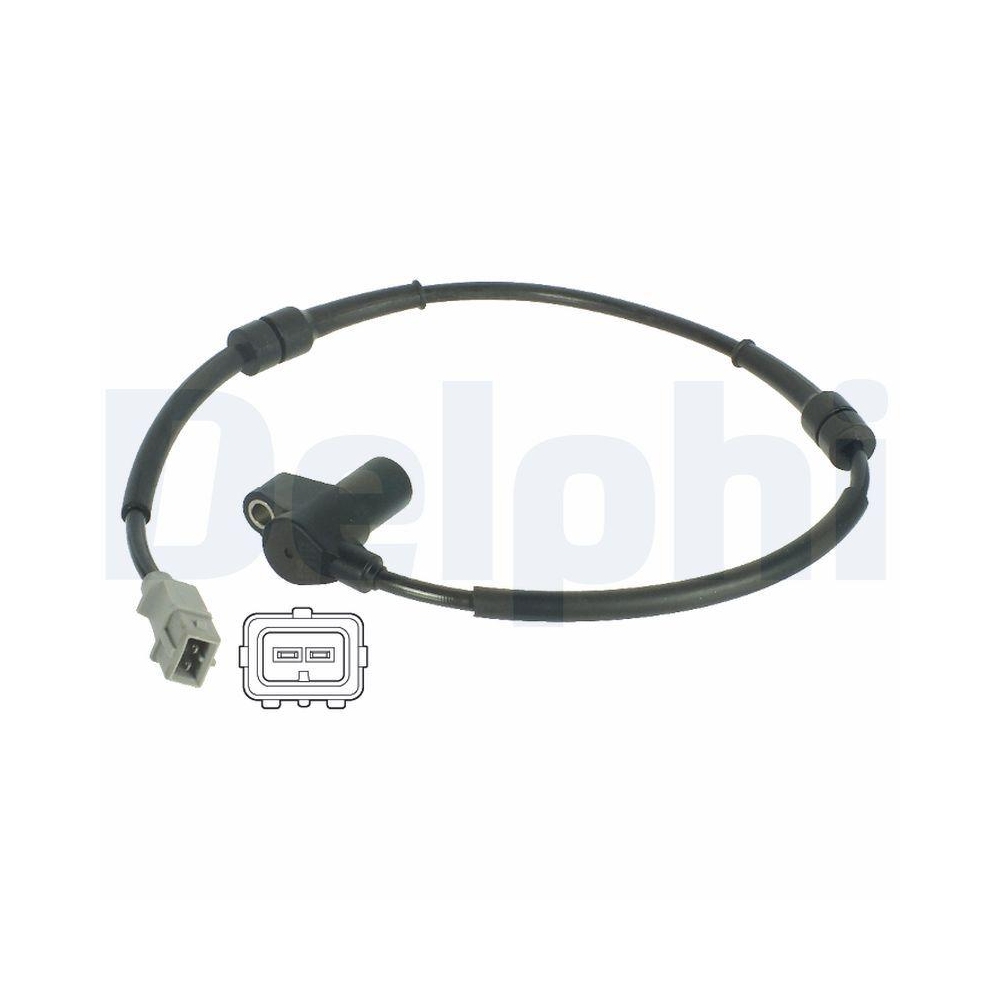DELPHI SS20067 Sensor, Raddrehzahl f&uuml;r PEUGEOT, Vorderachse links