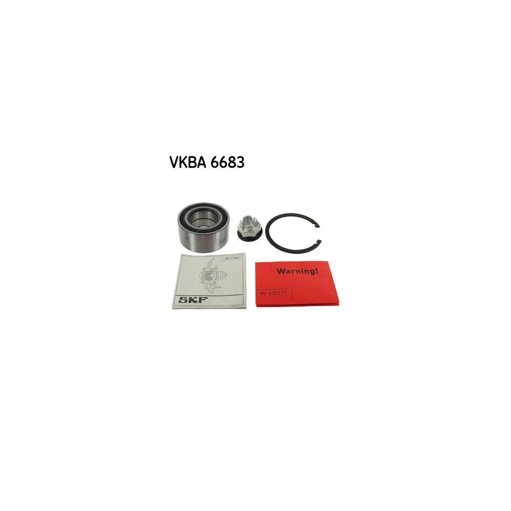 Radlagersatz SKF VKBA 6683 für RENAULT, Vorderachse