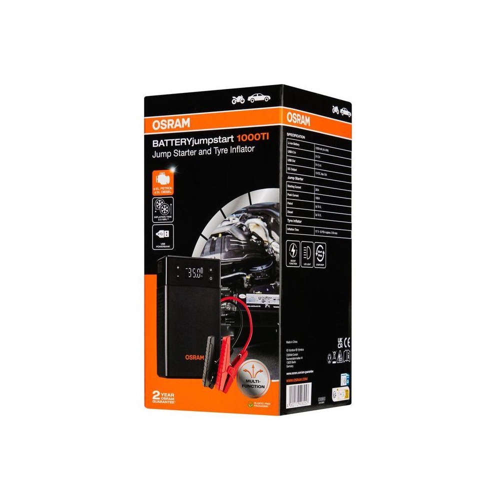 Batteriestarter ams-OSRAM OJS020TI OSRAM BATTERYjumpstart 1000TI für