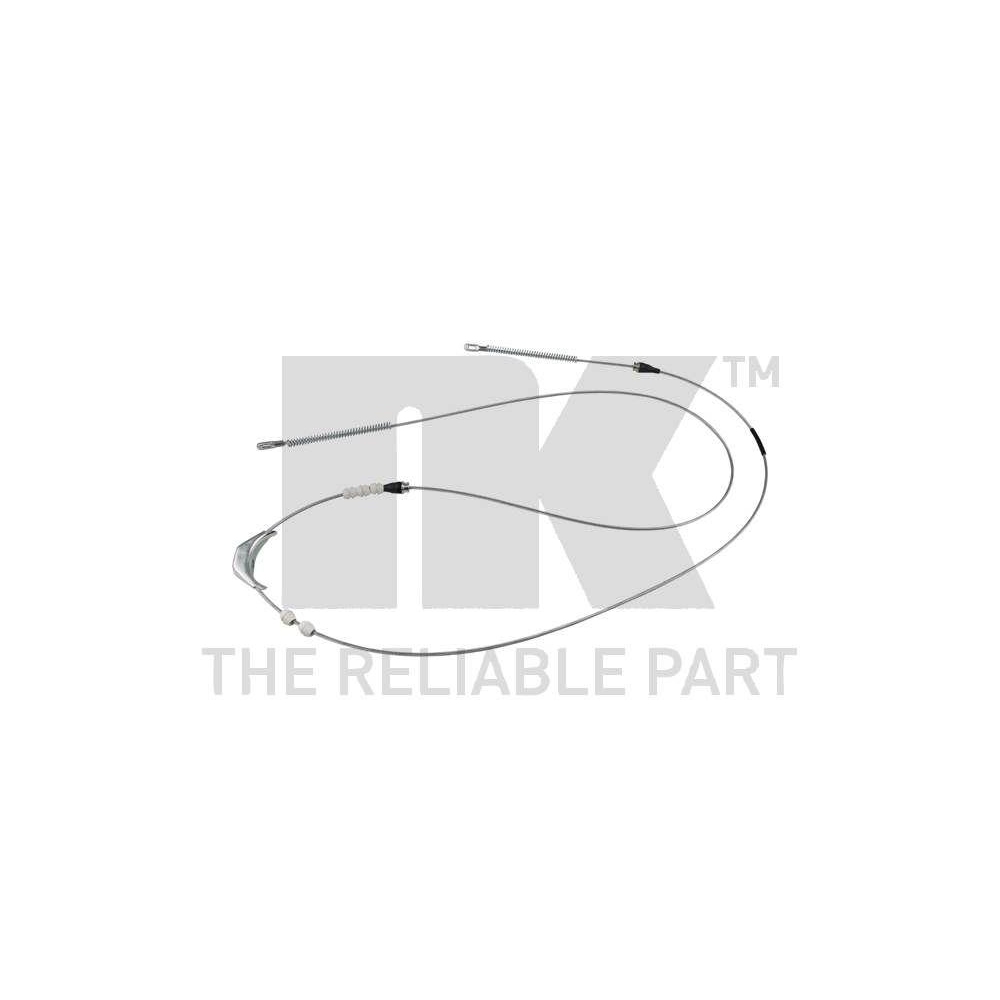 Seilzug, Feststellbremse NK 909905 für OPEL, hinten, links, rechts