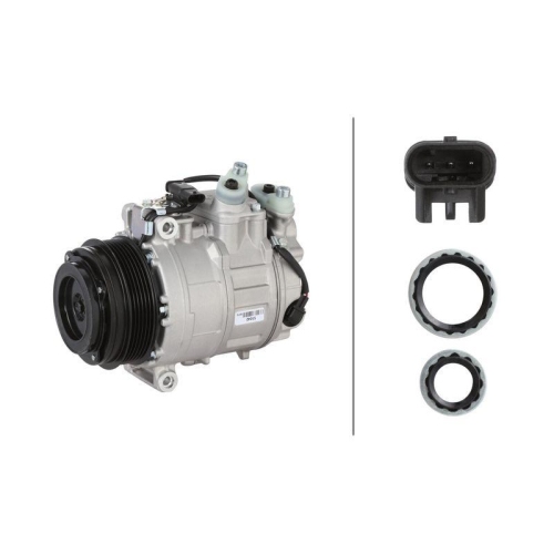 HELLA 8FK 366 203-981 Kompressor, Klimaanlage >>> Easy2Fit <<< f&uuml;r MERCEDES-BENZ