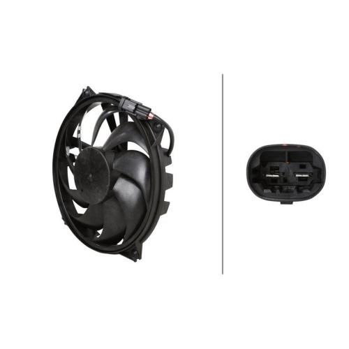 HELLA 8EW 366 421-261 L&uuml;fter, Motork&uuml;hlung f&uuml;r CITRO&Euml;N PEUGEOT