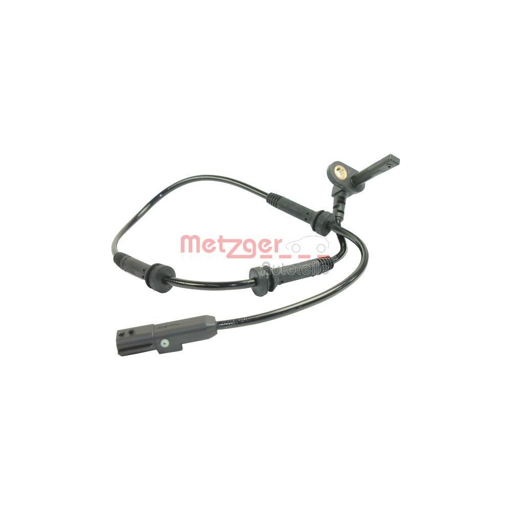 Sensor, Raddrehzahl METZGER 0900912 GREENPARTS für RENAULT, Vorderachse