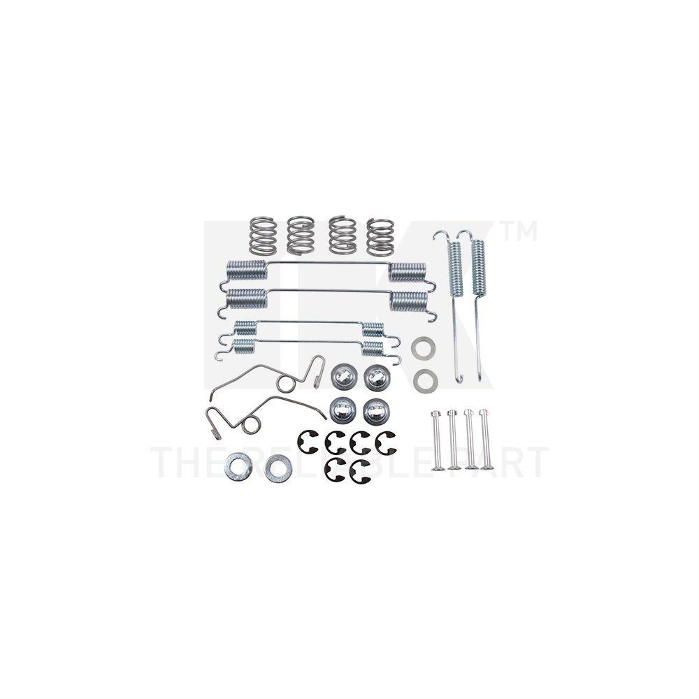 Zubeh&ouml;rsatz, Bremsbacken NK 7925642 f&uuml;r FORD, Hinterachse