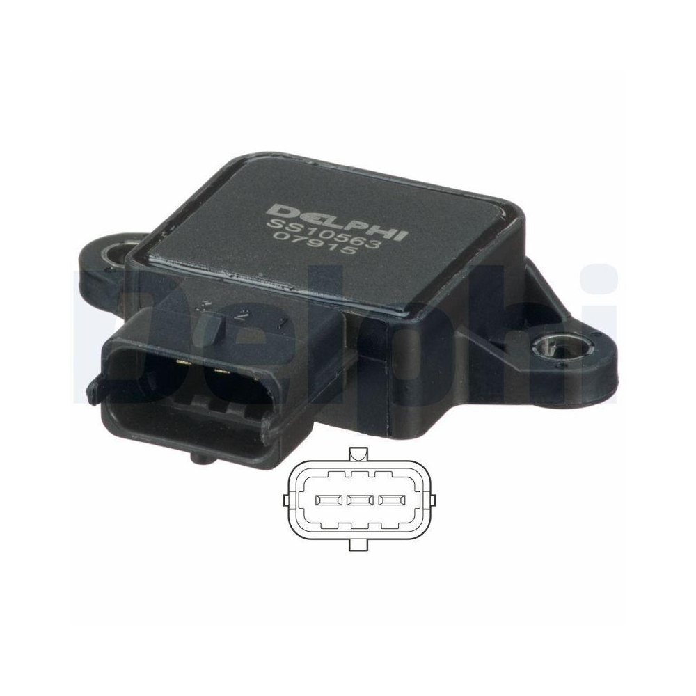 DELPHI SS10563-12B1 Sensor, Drosselklappenstellung für NISSAN OPEL SAAB VAUXHALL