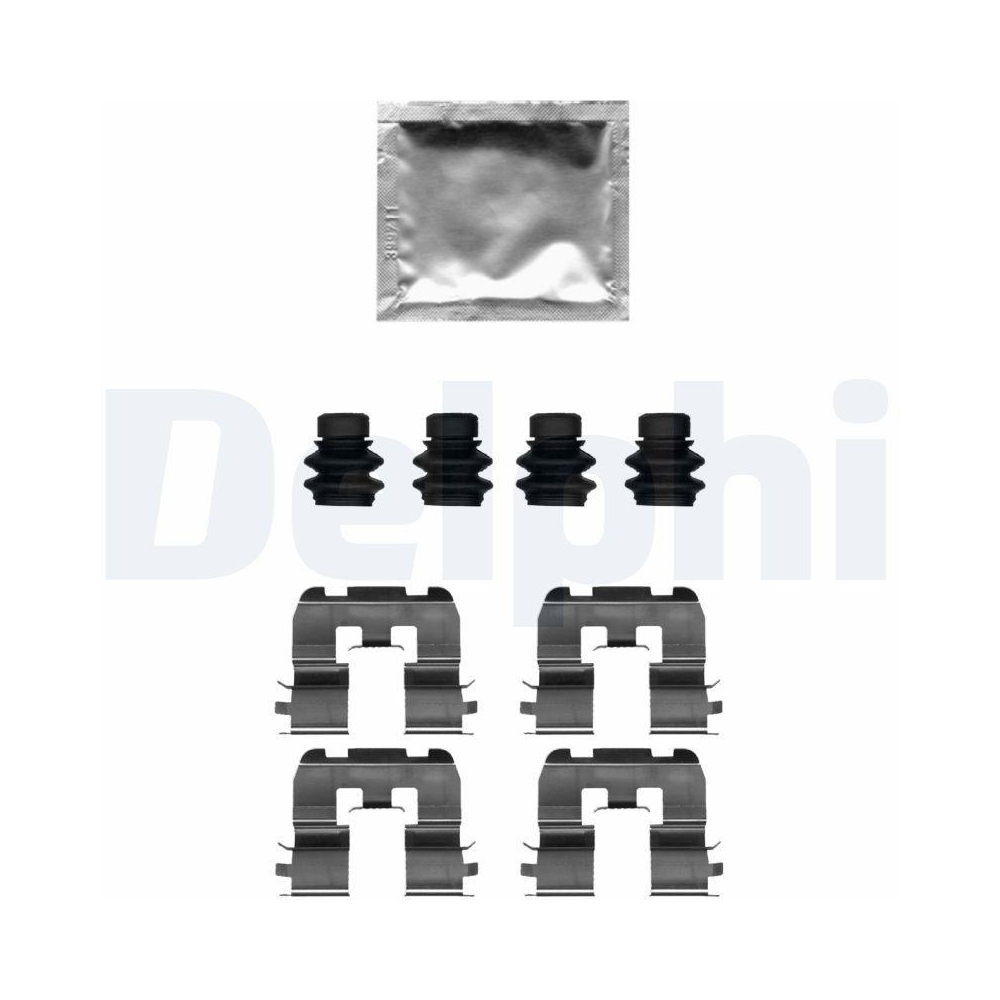 DELPHI LX0690 Zubeh&ouml;rsatz, Scheibenbremsbelag f&uuml;r, Hinterachse