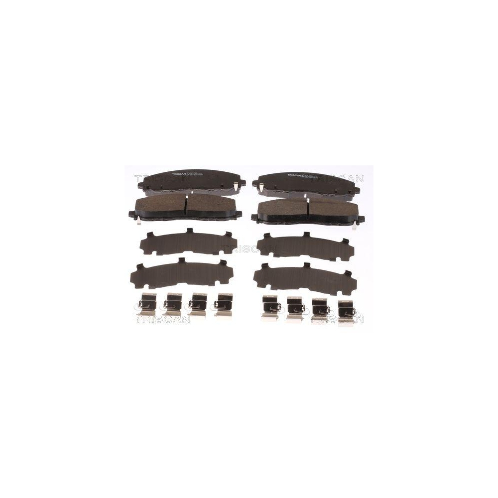Bremsbelagsatz, Scheibenbremse TRISCAN 8110 10612 f&uuml;r CHRYSLER DODGE FIAT LANCIA