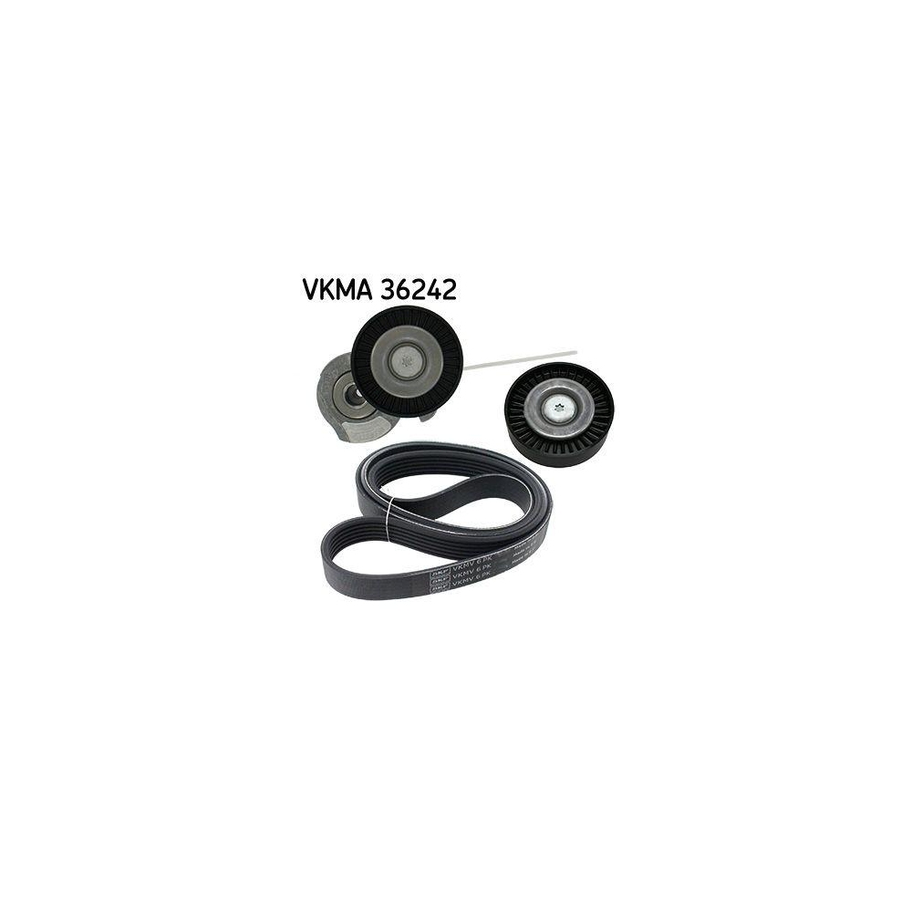 Keilrippenriemensatz SKF VKMA 36242 f&uuml;r FORD VOLVO LAND ROVER VOLVO (CHANGAN)