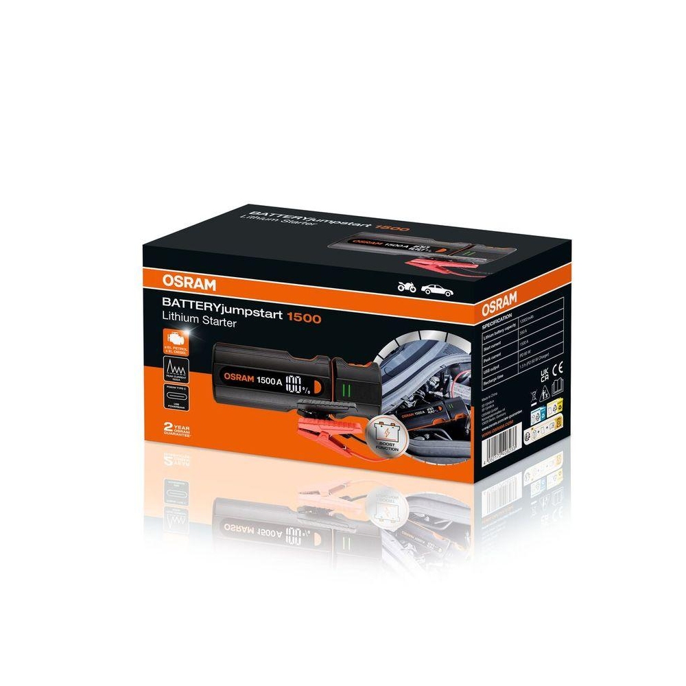 Batteriestarter ams-OSRAM OJS030 OSRAM BATTERYjumpstart 1500 für